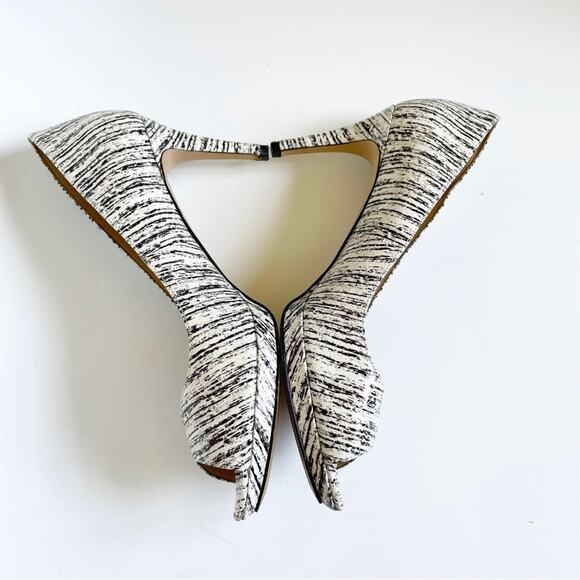 Enzo Angiolini Leather Space Dye Peep Toe Heel - Picture 3 of 11